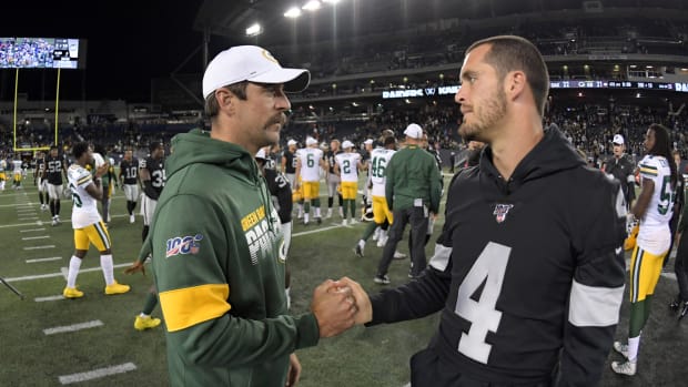 Derek Carr and Aaron Rodgers